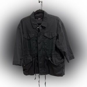 Black HUDSON BRAND UTILITY JACKET